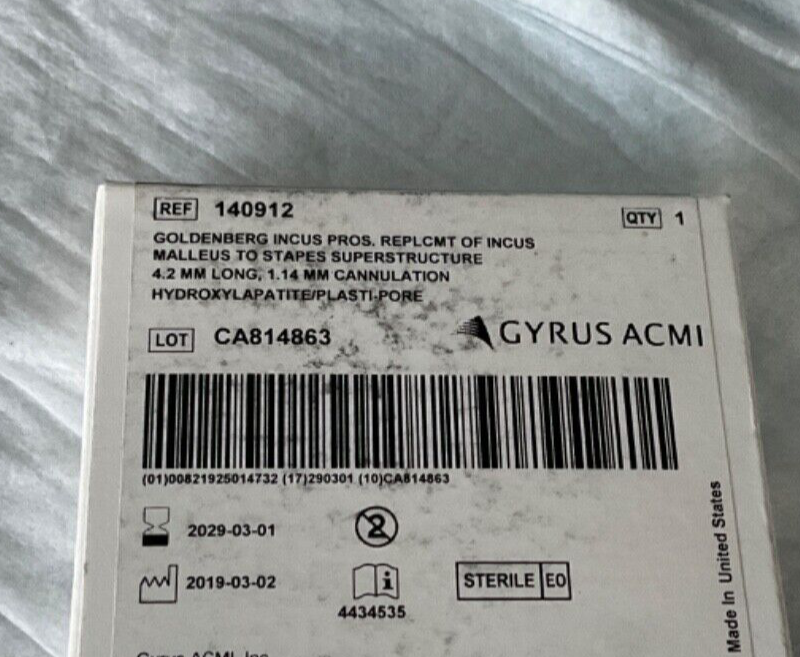 Gyrus ACMI 140912 Goldenberg Incus Pros 2029