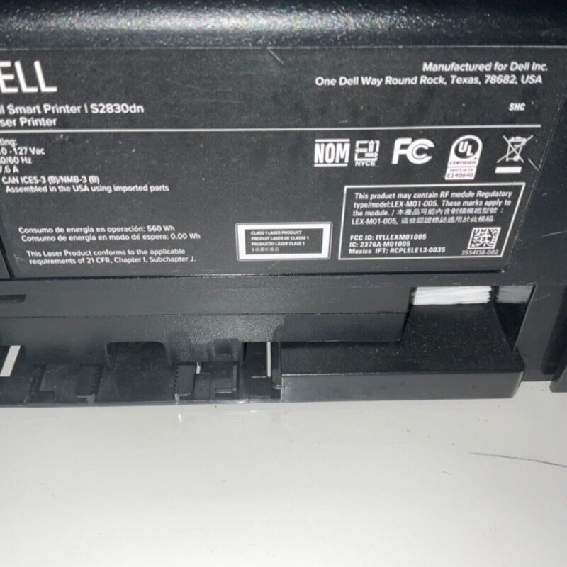 Dell S2830DN Monochrome Laser Printer LOW USAGE!!!!!