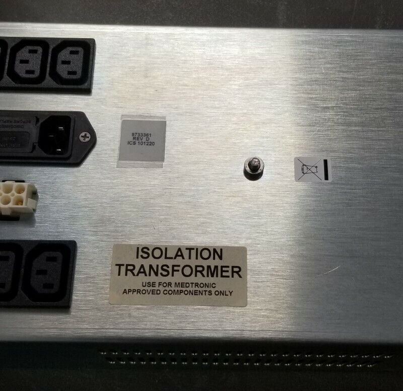 Medtronic Fusion ENT Image Guidance System Isolation Transformer 9733361 Rev D