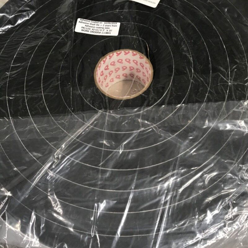 ZORO SELECT P811ULRL03.00XOH Sponge Stripping,25 ft. L,1" Thickess