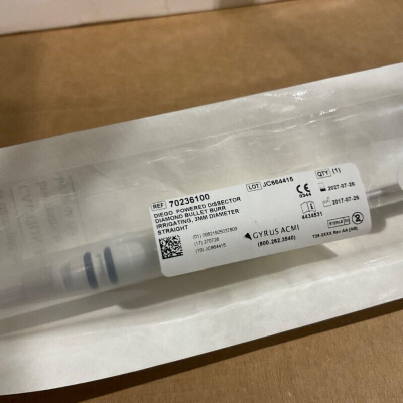 Gyrus 70236100 Diego Powered Diamond Burr 3MM Straight, New Sealed, 2027!