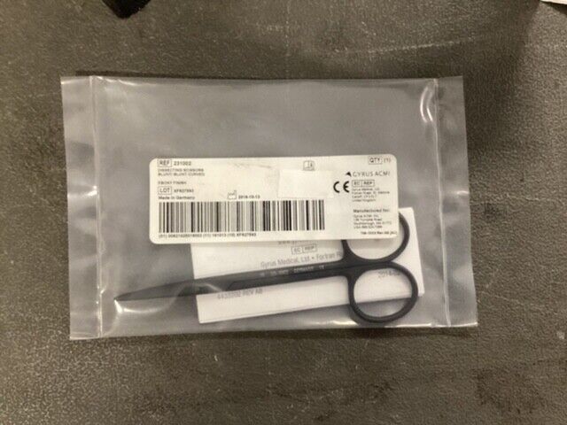 Gyrus Acmi ref 231002 Dissecting Scissors Blunt Curved NEW!