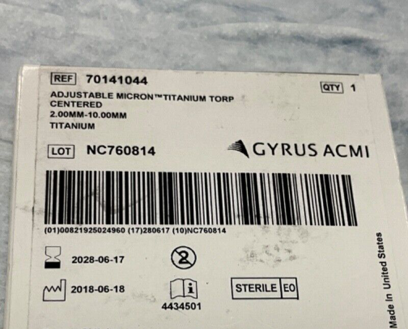 Gyrus ACMI 70141044 Adjustable Micron 2027-2028