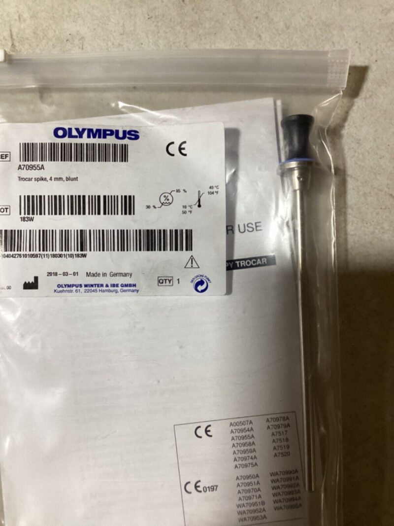 Olympus A70955A Trocar Spike 4mm Blunt Obturator