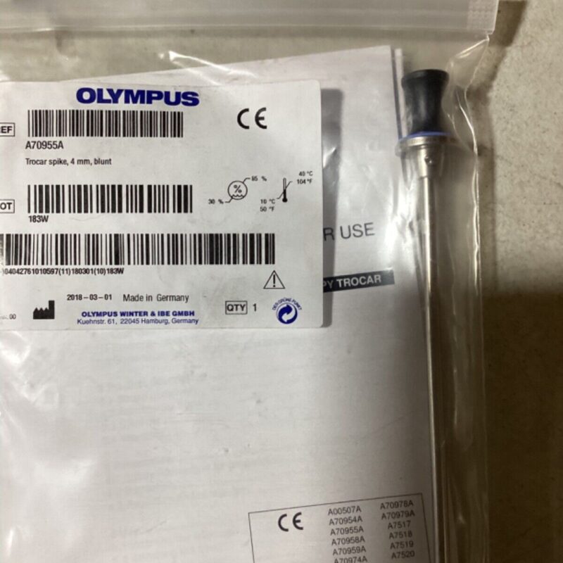 Olympus A70955A Trocar Spike 4mm Blunt Obturator