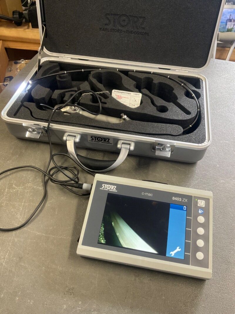 Karl Storz 11301BNX Flexible Video Scope W/ C-Mac 8403 ZX - Image 2