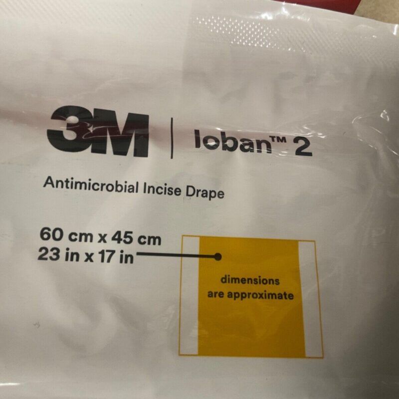 3M 6650EZ Loban 2 Surgical Drape 60cm x 45cm 10/2025 New/Sealed (1pc)