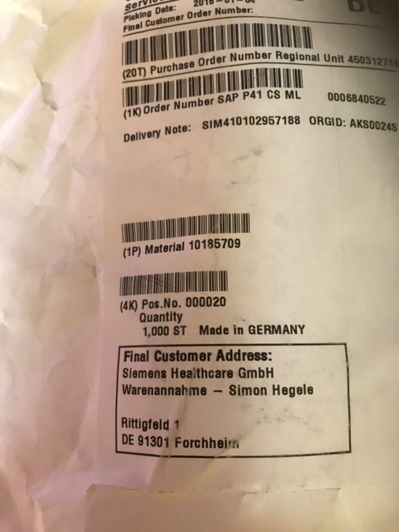 Siemens Medical 10185709 Body Belt All Size