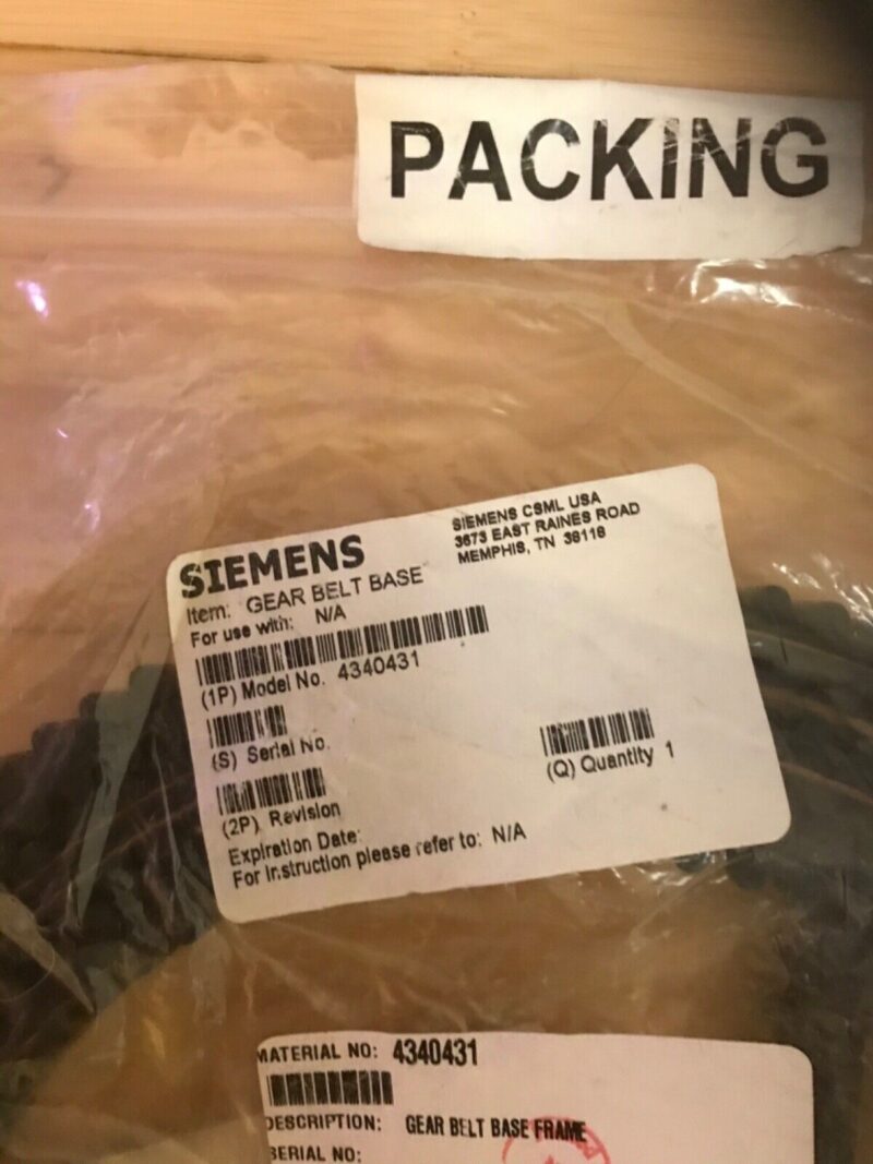 Siemens 4340431 Gear Belt for Patient table - Image 2