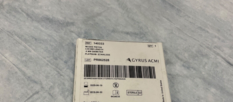 Gyrus ACMI 140333 MCGEE Piston 2029