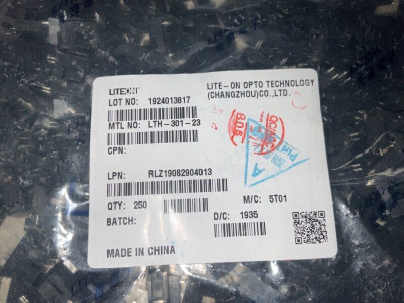 Liteon Optical Switch - Liteon LTH-301-23 Opto Interrupter - Liteon Opto Switch