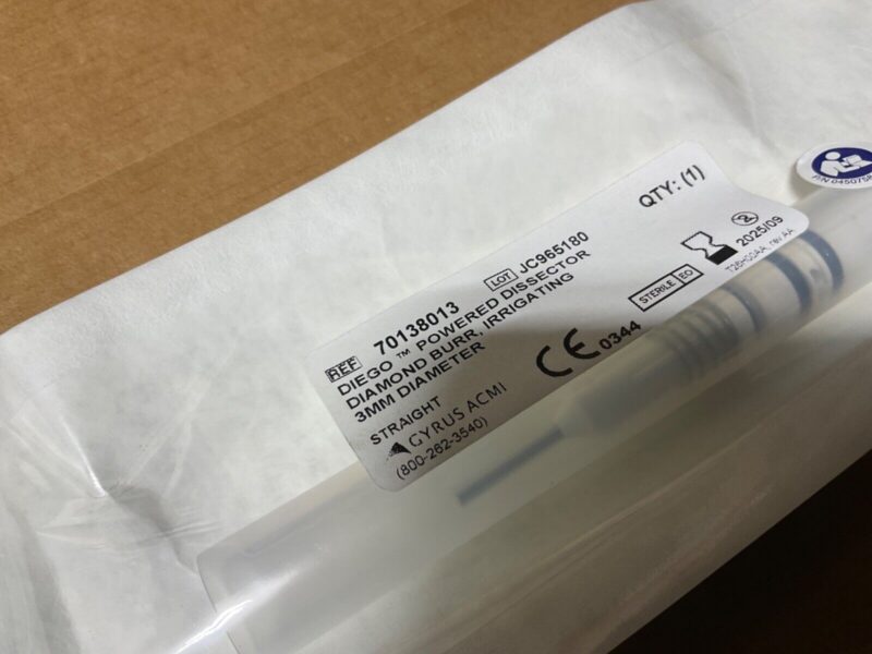 Gyrus ACMI 70138013 Diego Powered Diamond Burr 3MM - 2025!