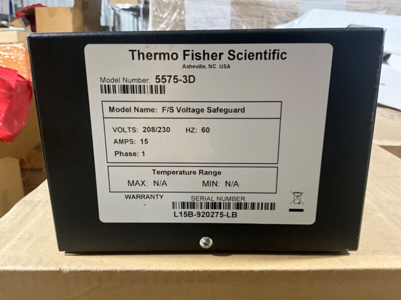 Thermo Scientific Revco Freezer Low-Voltage Safeguards Model 5575-3D