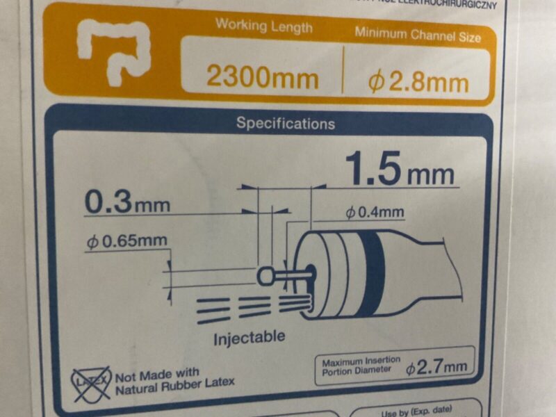Olympus KD-655U 2300MM x 2.8MM Dual J Instrument- New Sealed/Training