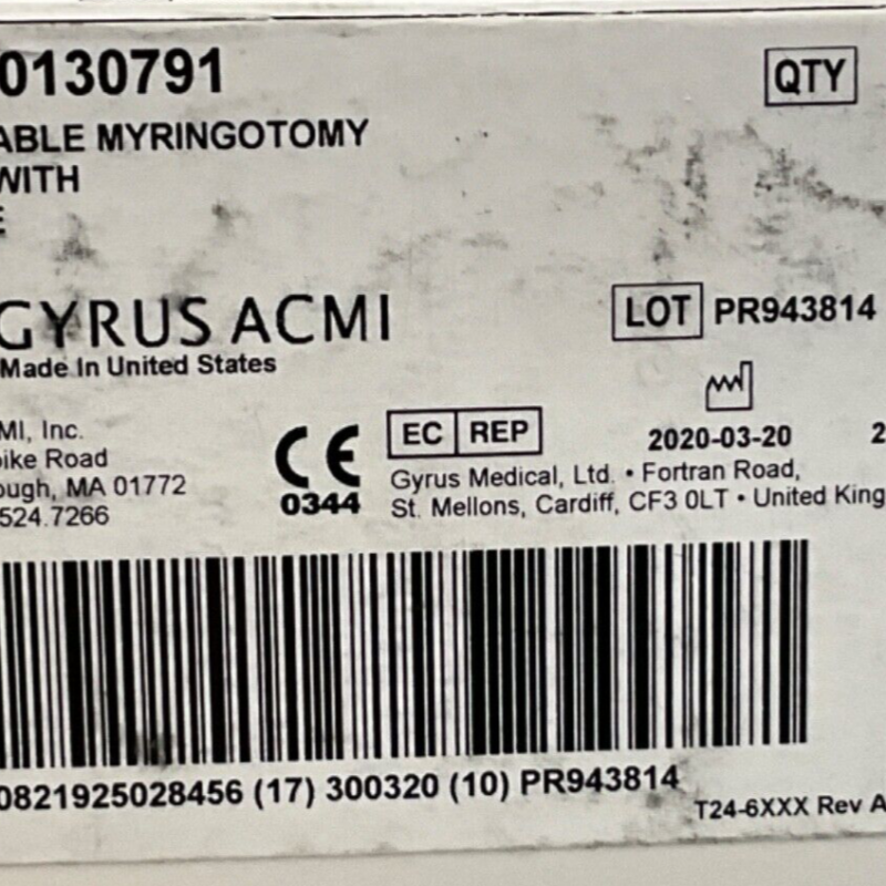 Gyrus ACMI 70130791 Disposable Myringotomy Blade 2030 (1 Piece)