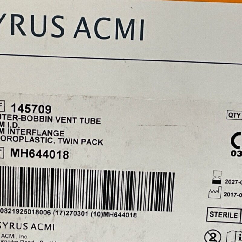 Gyrus ACMI 145709 VENT TUBE TWIN PACK 2027! ( BOX )