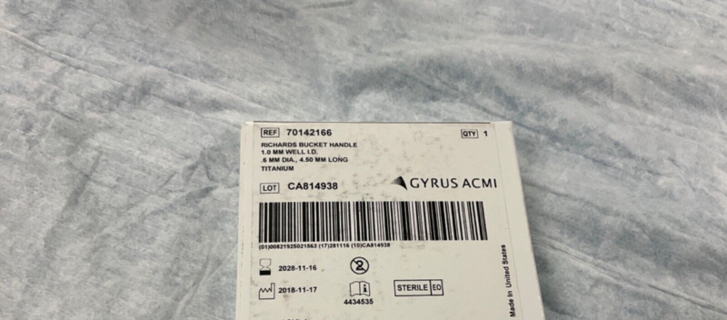 Gyrus ACMI 70142166 Richards Bucket Handle 2028