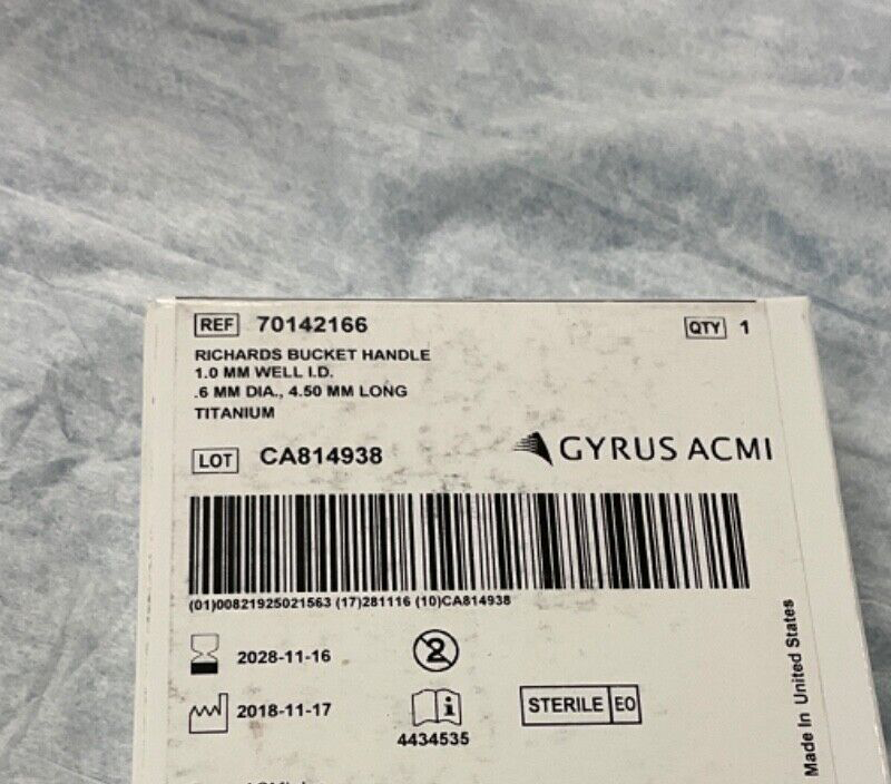 Gyrus ACMI 70142166 Richards Bucket Handle 2028