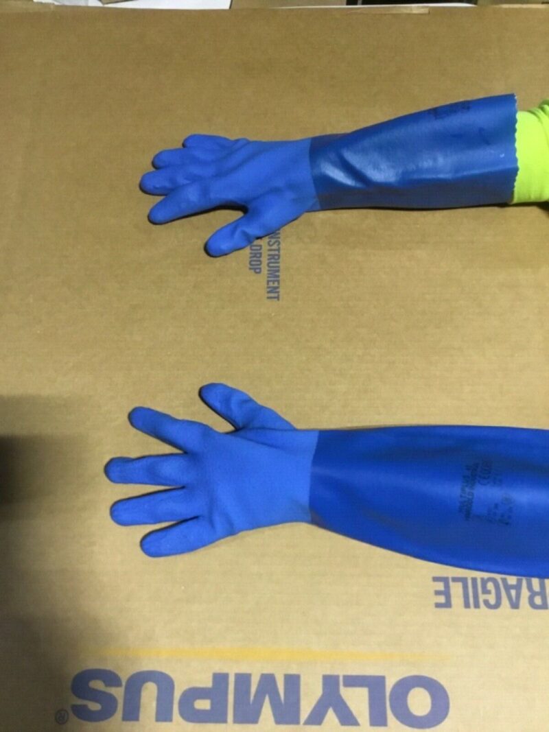 Marigold MULTIPLUS 40 - Chemical Resistant Nitrile Gloves, Size 8 Medium NEW