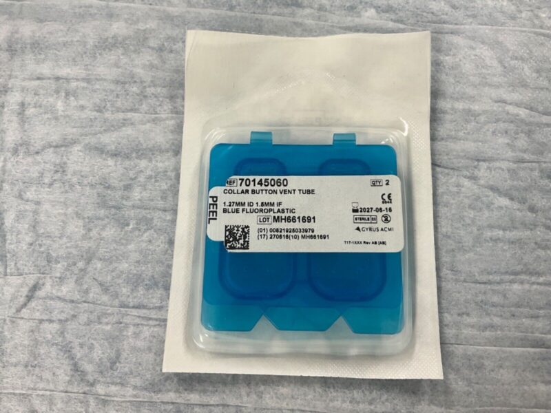 Gyrus ACMI 70145060 Collar Button Vent Tube 2027 60pcs - Image 2
