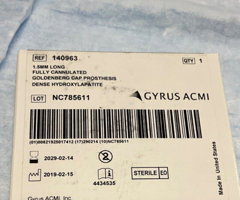 Gyrus ACMI 140963, 1.55mm Long Fully Cannulated 2029