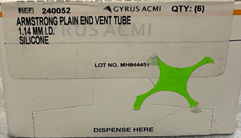 Gyrus ACMI 240052 Vent Tube 1.14MM ( Training )
