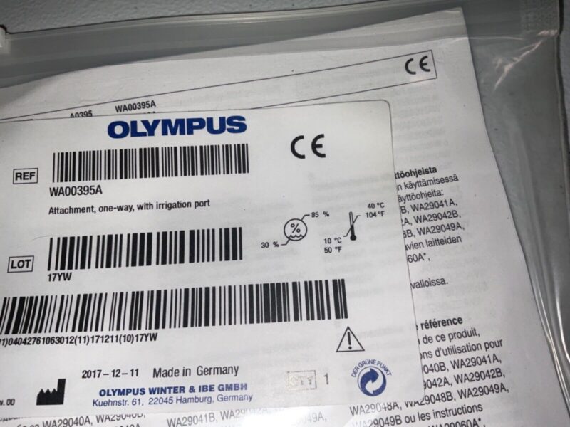 Olympus REF A0395 Attachment, one-way, with irrigation port