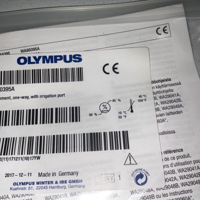 Olympus REF A0395 Attachment, one-way, with irrigation port