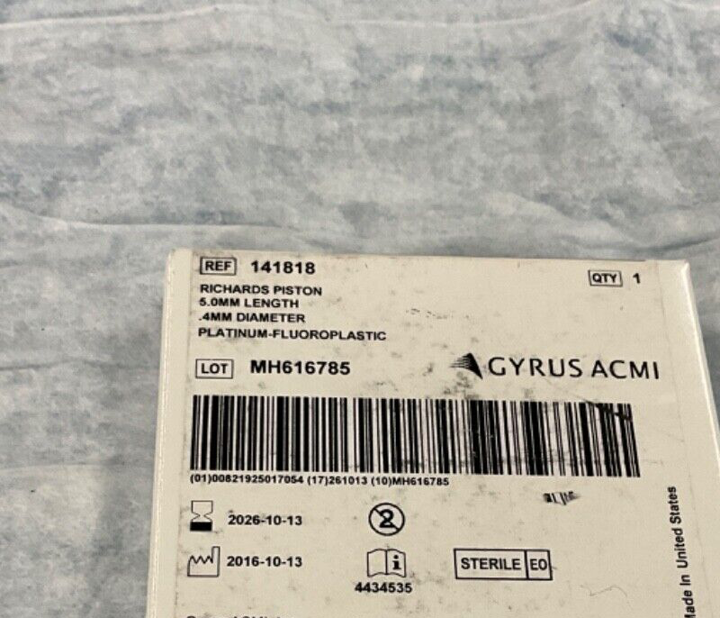 Gyrus ACMI 141818 Richards Piston 5.0MM Length