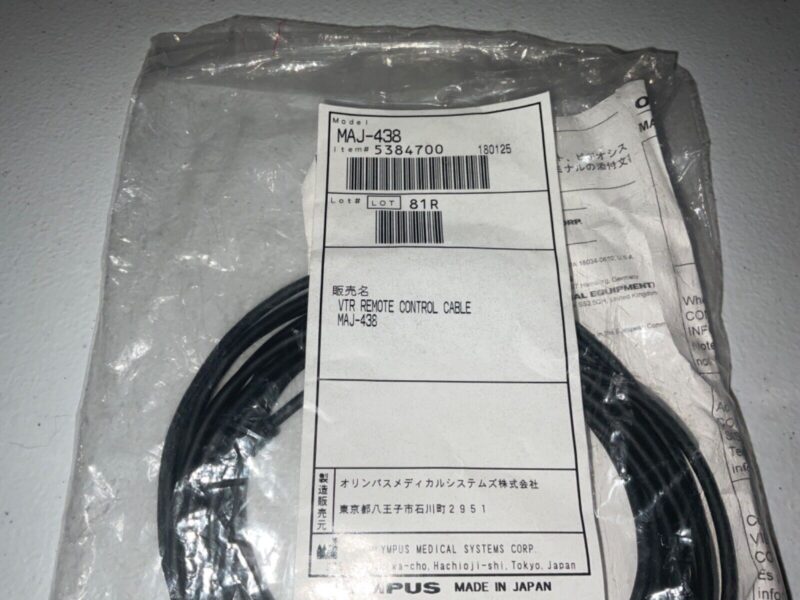 Olympus MAJ-438 VTR Remote Control Cable