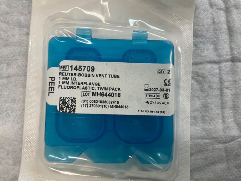 Gyrus ACMI 145709 VENT TUBE TWIN PACK 2027! ( BOX ) - Image 2