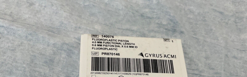 Gyrus ACMI 140076 Fluoroplastic Piston 2029