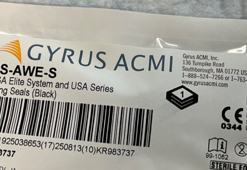 Gyrus ACMI S-AWE-S USA ELITE SYSTEM & USA SERIES SELF SEALING SEALS ( Box 0f 6 )