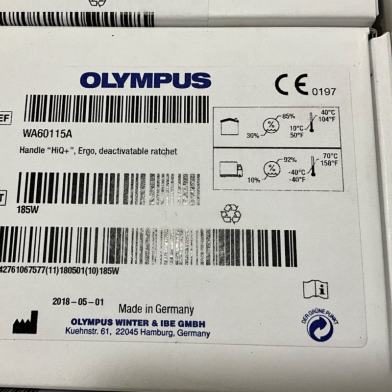 OLYMPUS WA60115A Handle HiQ + A60800A Shaft HiQ + A64310A Jaws HiQ