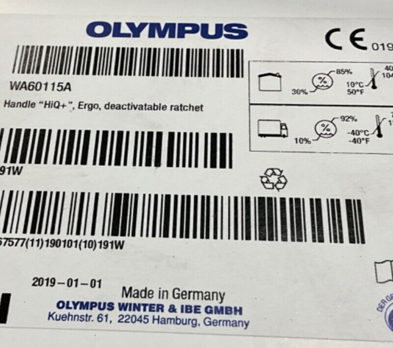 OLYMPUS WA60115A Handle HiQ + A60800A Shaft HiQ + WA64150A Jaws HiQ