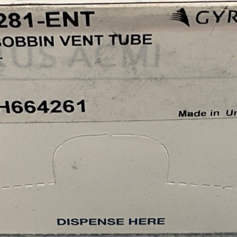 Gyrus ACMI 145281-ENT Vent Tube 1.27 MM