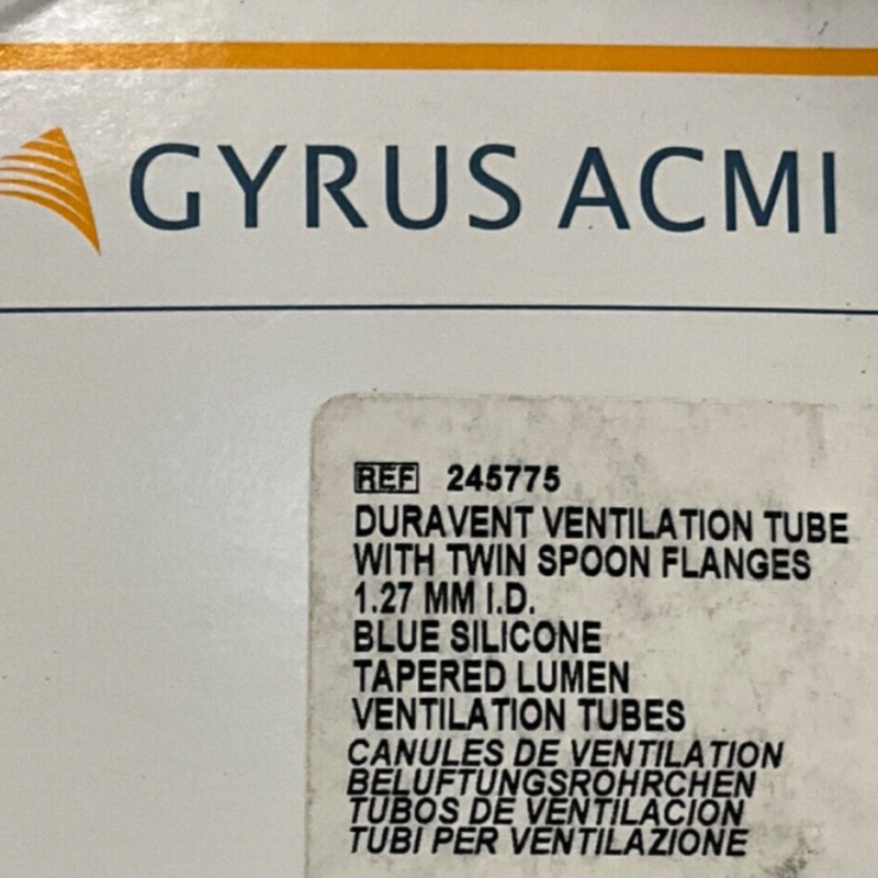 Gyrus ACMI 245775 Duravent Ventilation Tube With Twin Spoon (1 Pc)